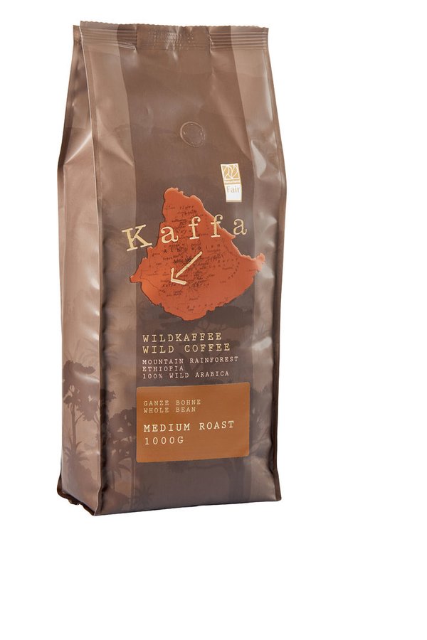 KAFFA Medium Roast, 1kg, gemahlen, bio- und Naturland Fair zertifiziert